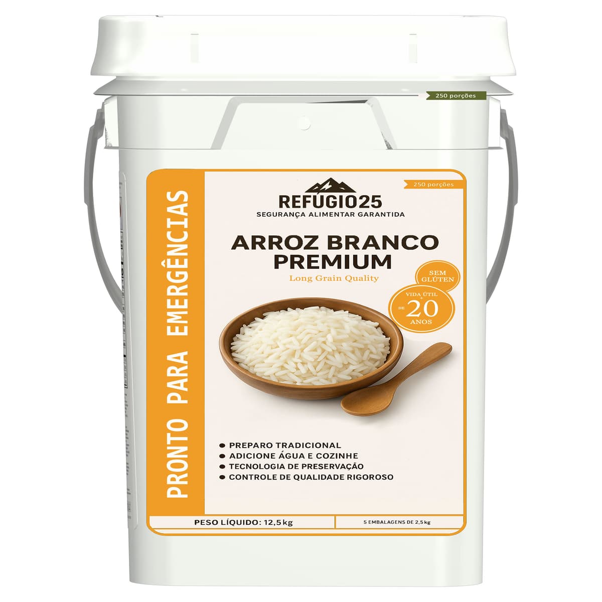 Balde de Arroz Premium Refúgio25